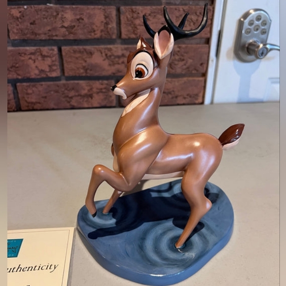 WDCC Bambi Weak in the Knees Walt Disney Classic Collection Certificate Oh Deer - Picture 4 of 6